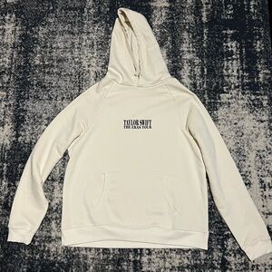 Taylor Swift Eras Tour Beige Hoodie